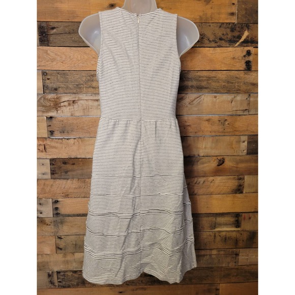 Freeway junior girl cream and black stripped dress size medium - Picture 9 of 9